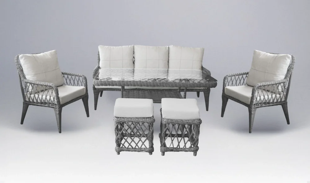 Zenya Antrasit Bahçe ve Balkon Takımı