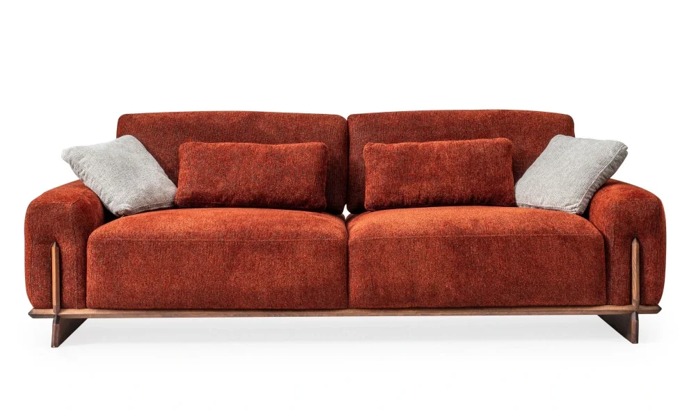 Cadillac Kırmızı 3lü Koltuk