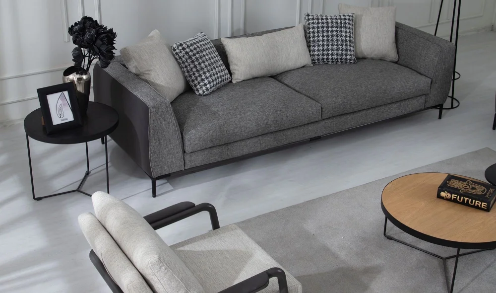 Cloud 3lü Koltuk (Füme)