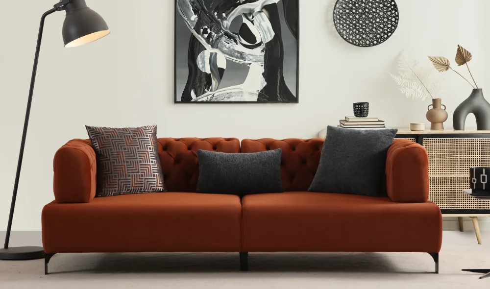 Cratos Kapitoneli Yataklı 3lü Koltuk