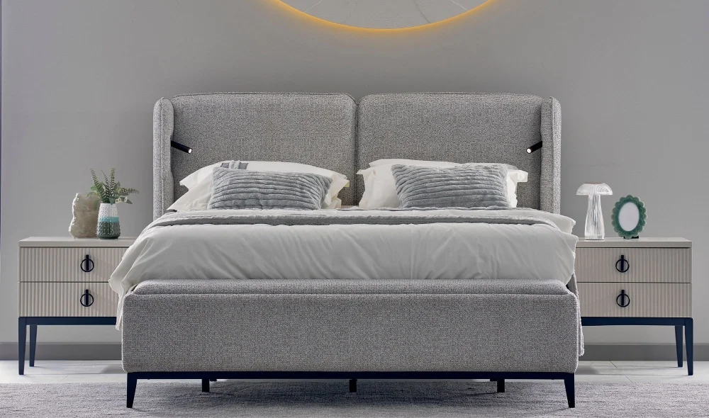 Defne Pemium Bençli Bazalı Karyola (160x200)