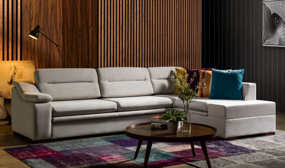 Didim Krem Köşe Koltuk Takımı