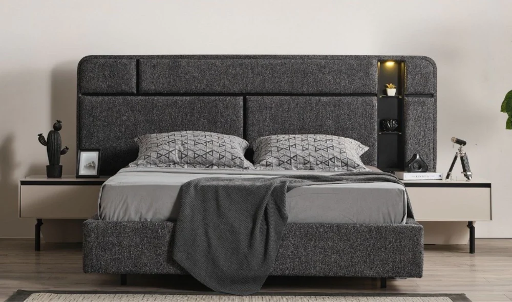 Dolunay Bazalı Karyola (180x200)