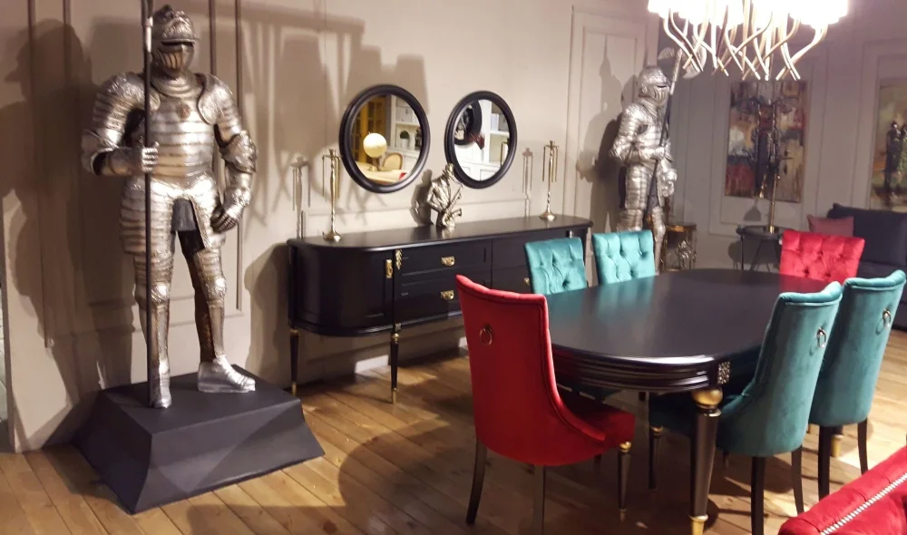 Elegance Yemek Odası Takımı (Siyah)