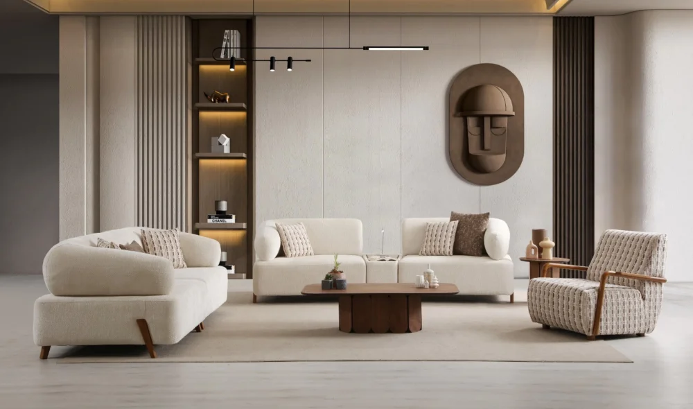 Ilyora Ceviz Koltuk Takımı