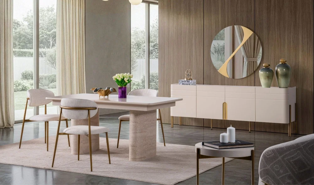 İnci Yemek Odası Takımı