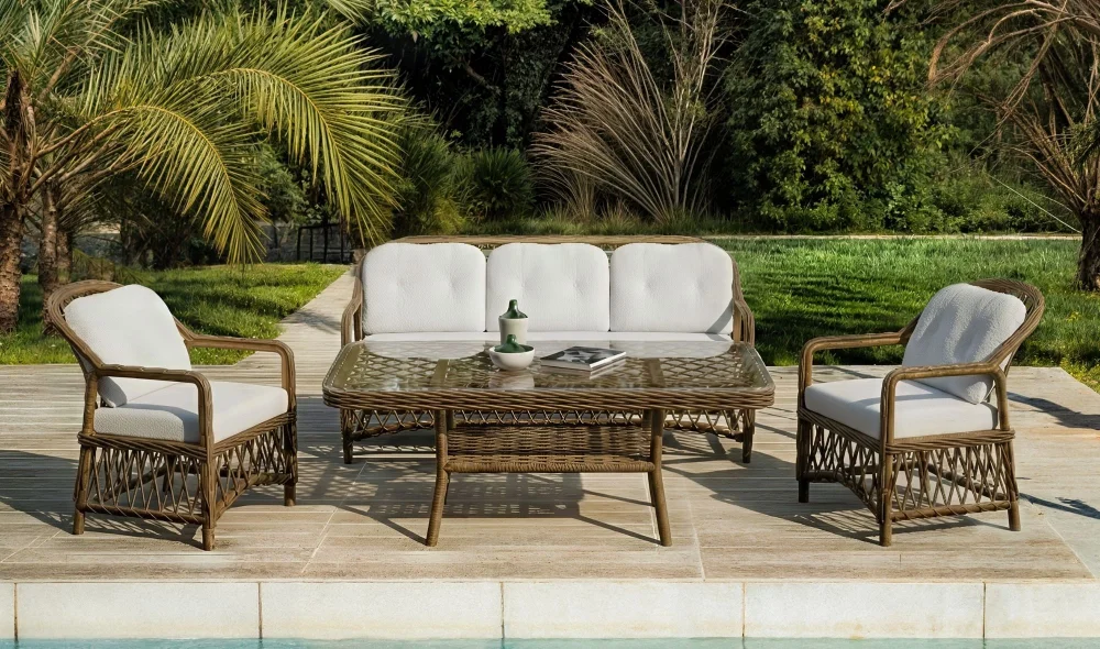Kaçkar Rattan Kahve Bahçe ve Balkon Takımı