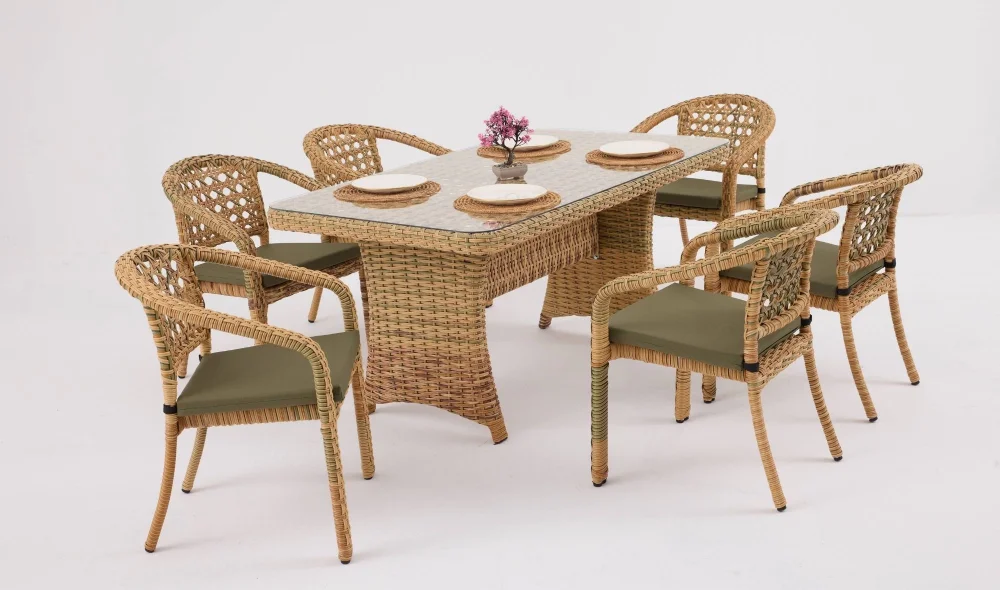 Lima Berlin Bahçe ve Balkon Masa Seti (Elvan)