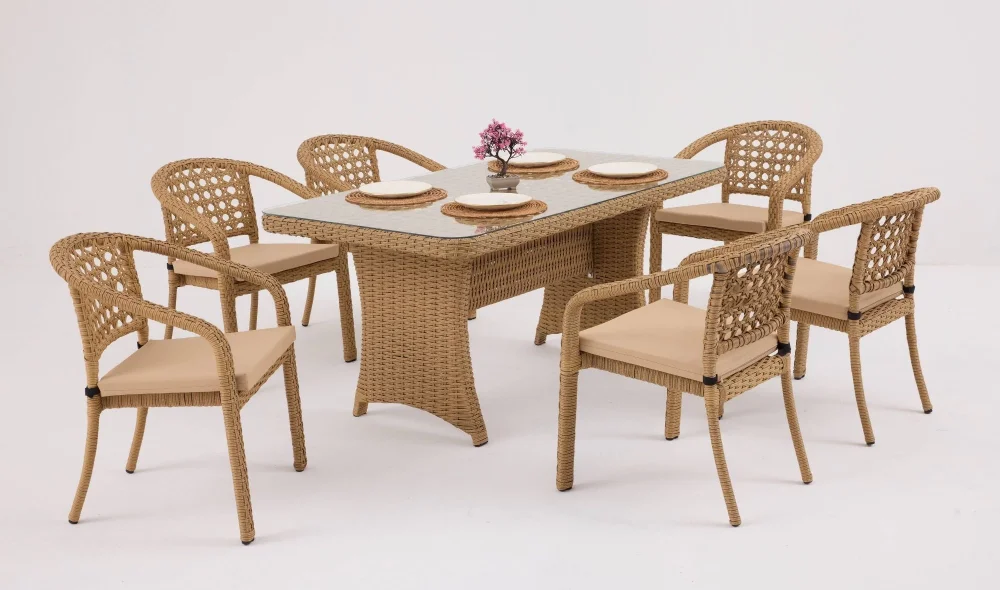 Lima Berlin Bahçe ve Balkon Masa Seti (Eskitme)