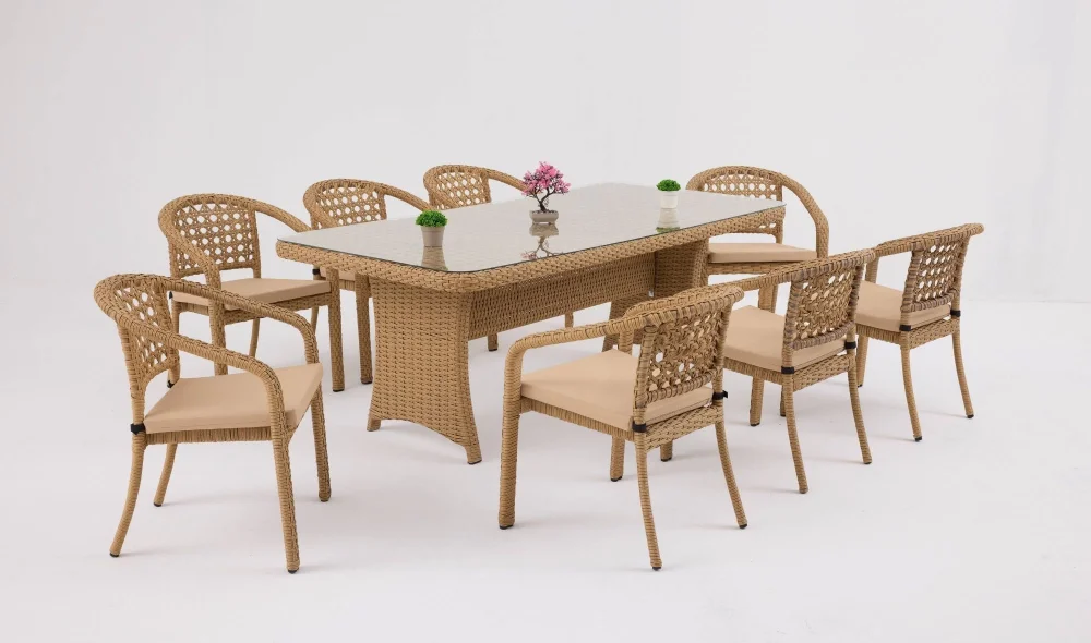 Lima Lizbon Bahçe ve Balkon Masa Seti (Eskitme)