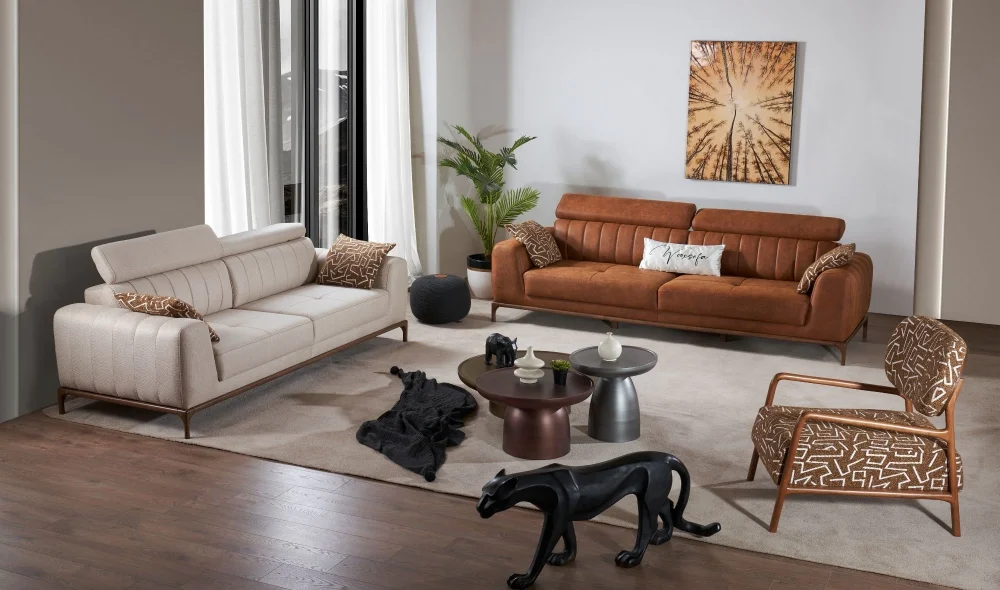 Line Koltuk Takımı (Kiremit)