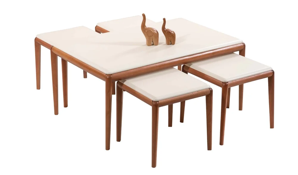 Bolivia Ceviz Krem Orta Sehpa Seti