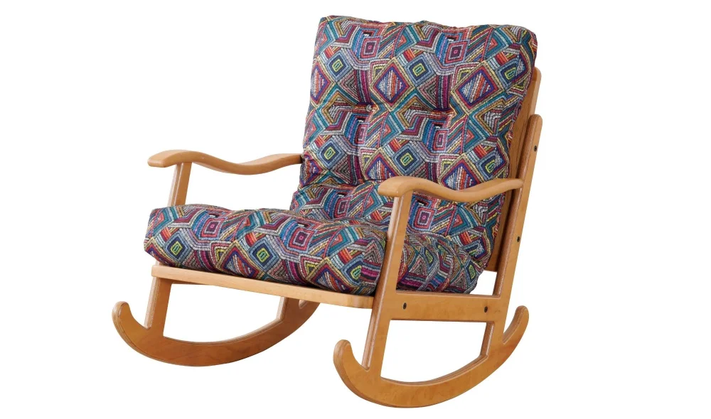 Naturel Mor Sallanır Koltuk