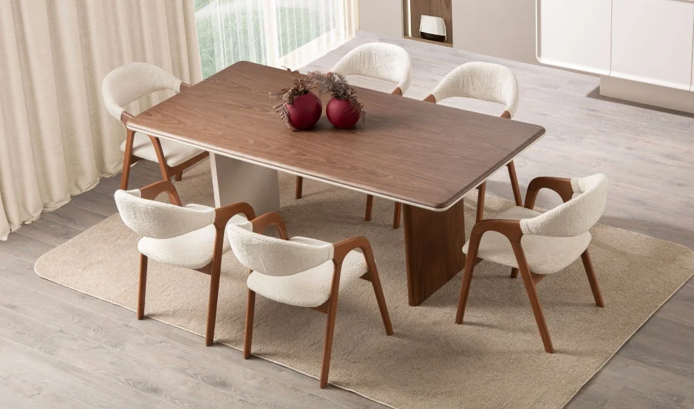 Nordik Yemek Masası Takımı