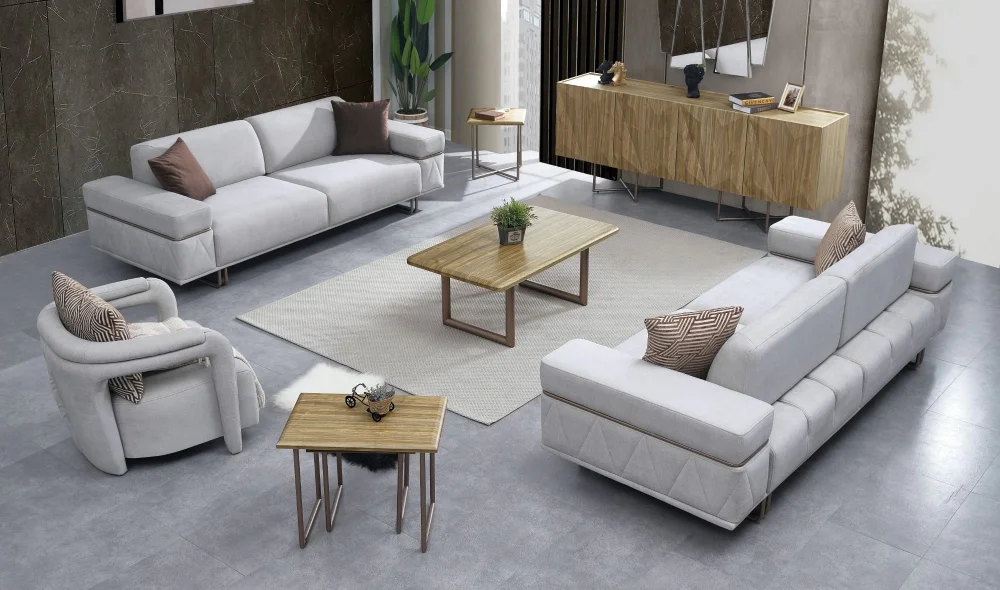 Oslo Ceviz Koltuk Takımı