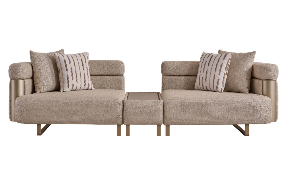 Oslo Luxury Sehpalı 3lü Koltuk