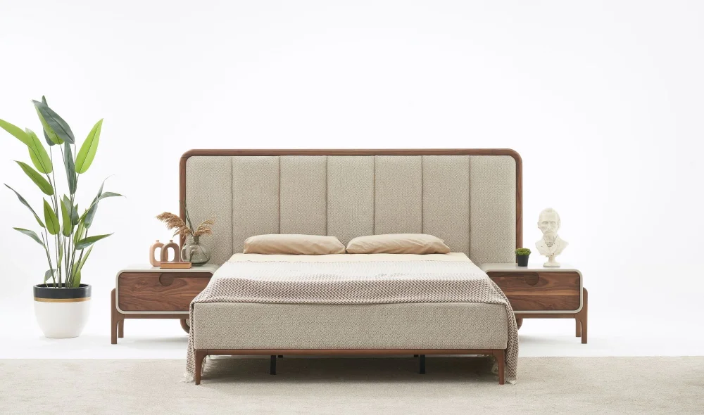 Oslo Bazalı Karyola (180x200)