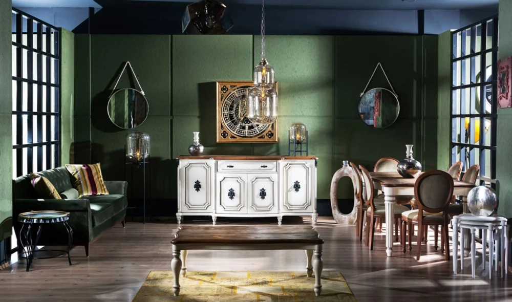 Platin Yemek Odası Takımı