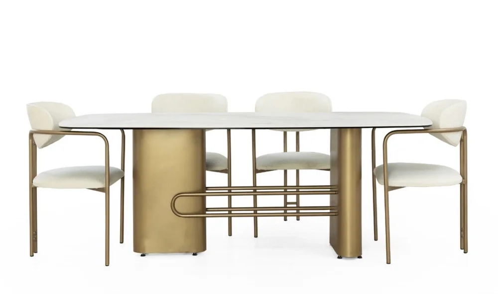 Porselen Salon Masası Takımı