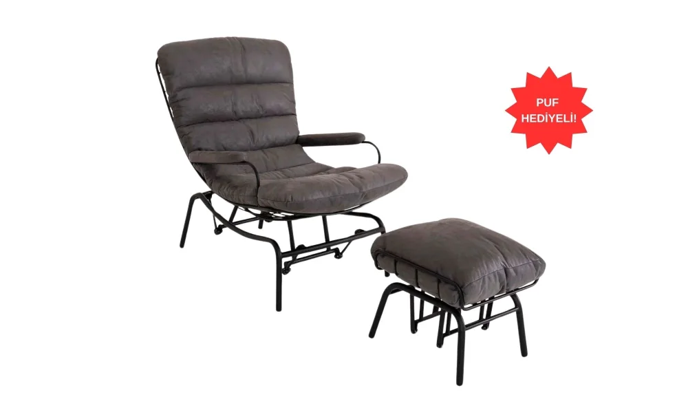 Relax Sallanır Berjer (Antrasit)