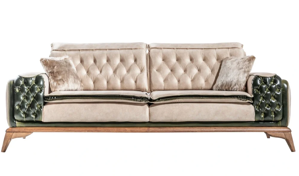 Seren Beyaz 3lü Koltuk