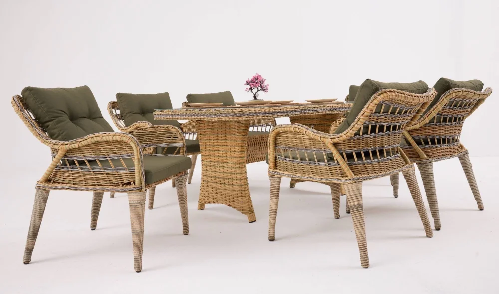 Seul Berlin Bahçe ve Balkon Masa Seti (Elvan)