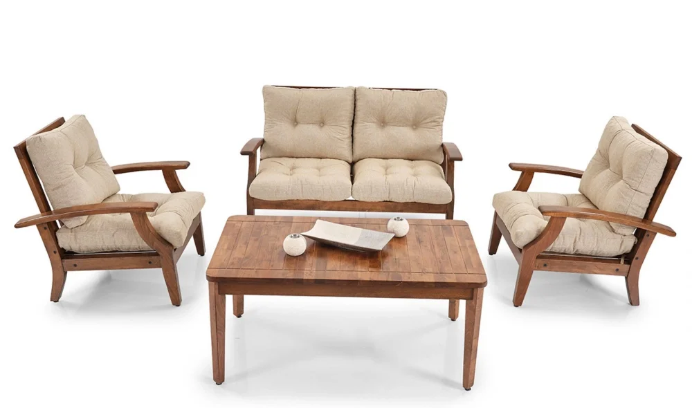 Teras Kahve 4 Oturumlu Bahçe ve Balkon Takımı