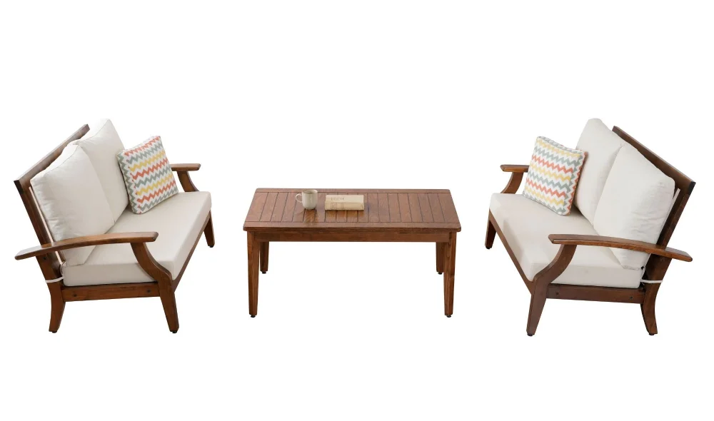 Teras Plus Bej 2+2 Oturumlu Bahçe ve Balkon Takımı