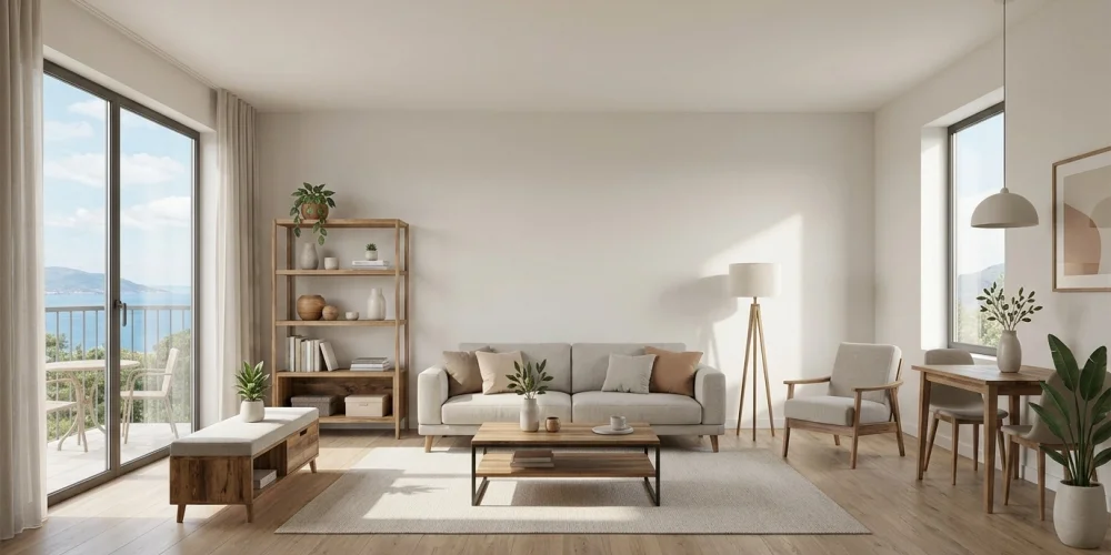 Minimalist Ev Dekorasyonu: Sade, Ferah ve İşlevsel Yaşam Alanları