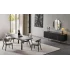 Monolit İsli Meşe Yemek Odası Takımı