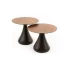 Mushroom İkili Ceviz Yan Sehpa