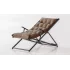 Sun Bed Kahve Katlanır Şezlong