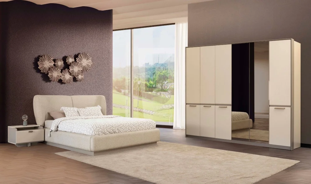 Pastel Bazalı Karyola (180x200)