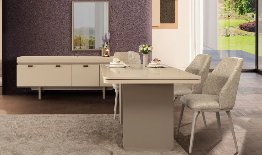 Pastel Yemek Odası Takımı