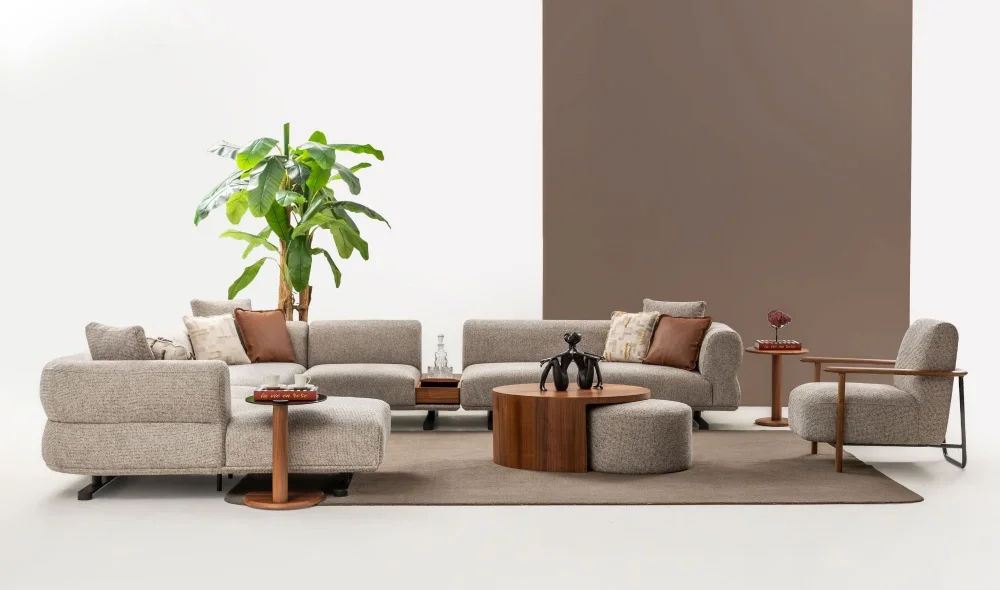 Cassaro Dinlenmeli Köşe Koltuk Takımı