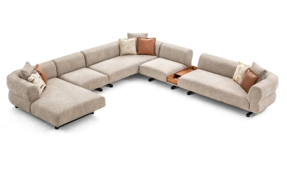 Cassaro Dinlenmeli Köşe Koltuk Takımı