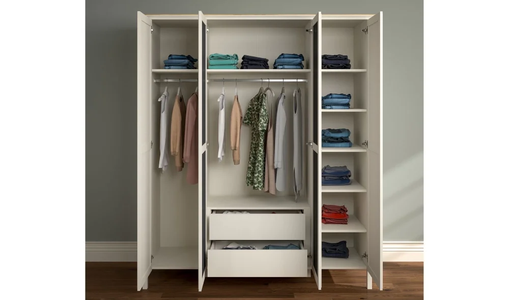 Natura 4 Kapaklı Gardrop