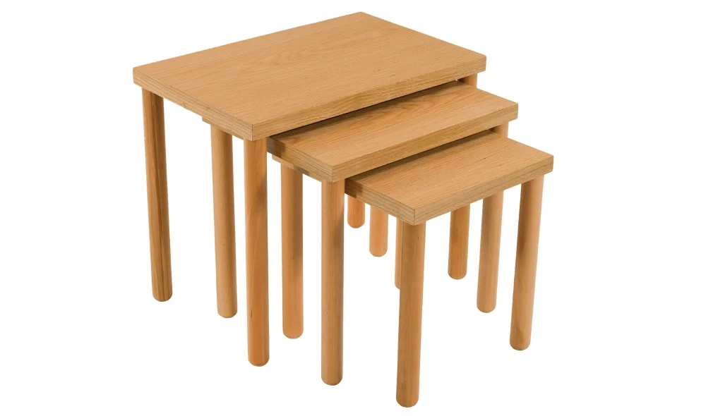 Bohem Meşe Zigon Sehpa