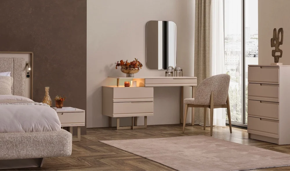 Oslo Luxury Şifonyer ve Ayna