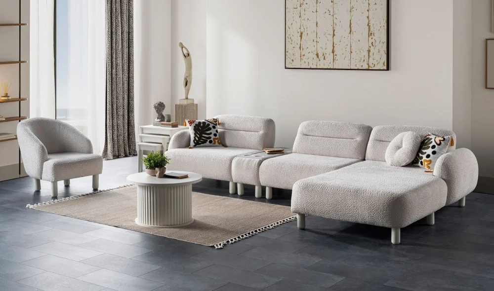 Nora Dinlenmeli Köşe Koltuk Takımı