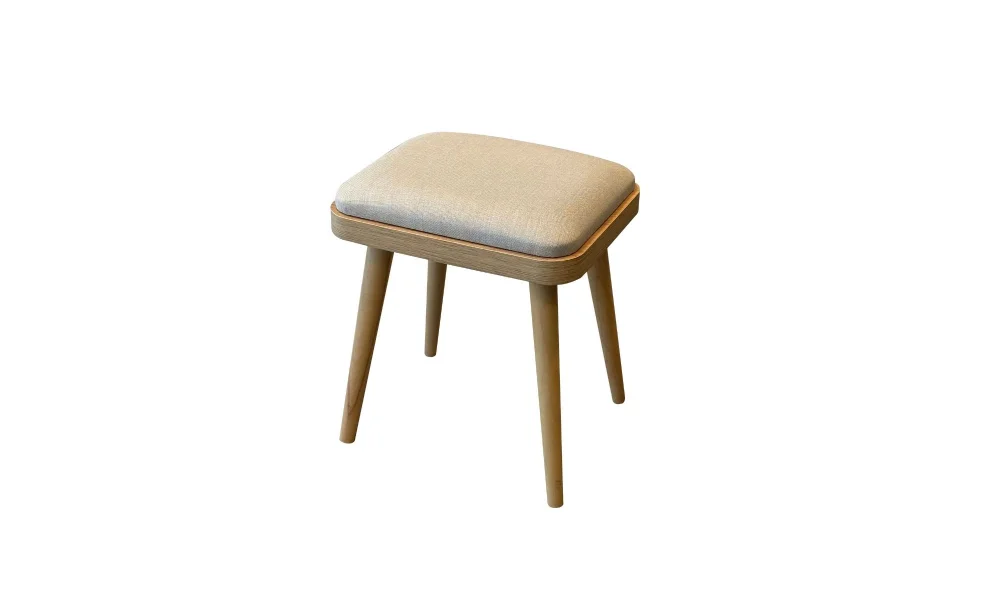 Rondo Mini Açılır Mutfak Masası Takımı - Karina Meşe Krem Renk