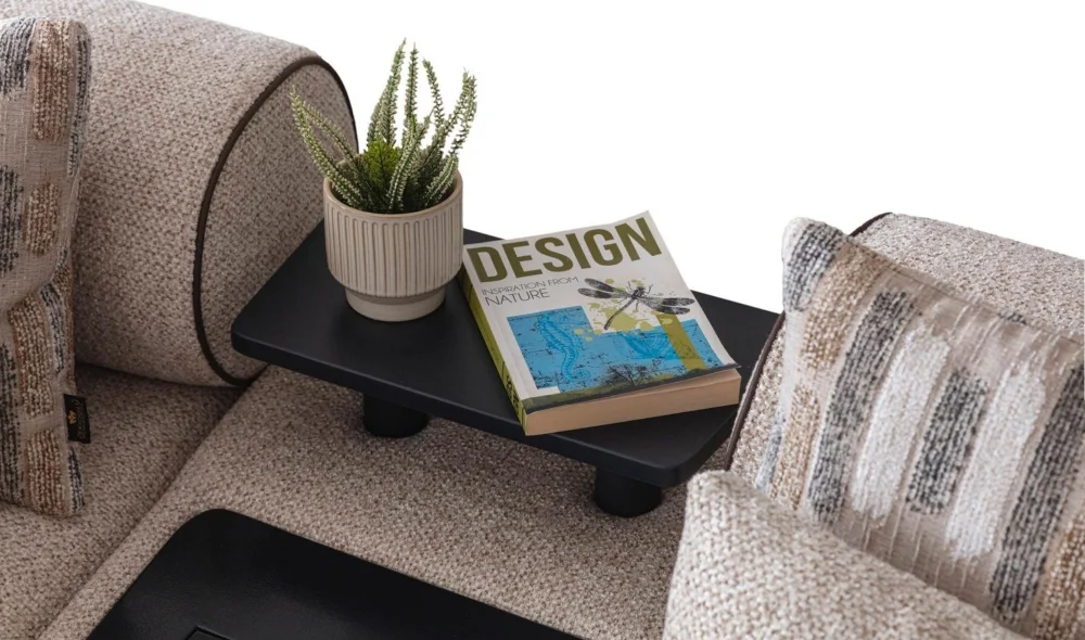 Harbor Şarj Üniteli 3lü Koltuk