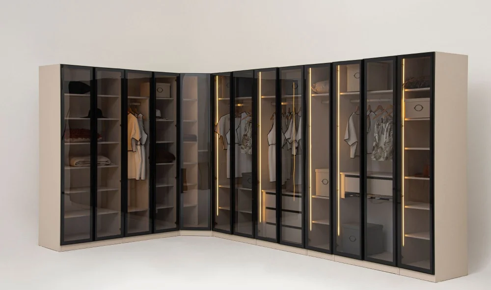 Aral 5 Kapaklı Gardrop