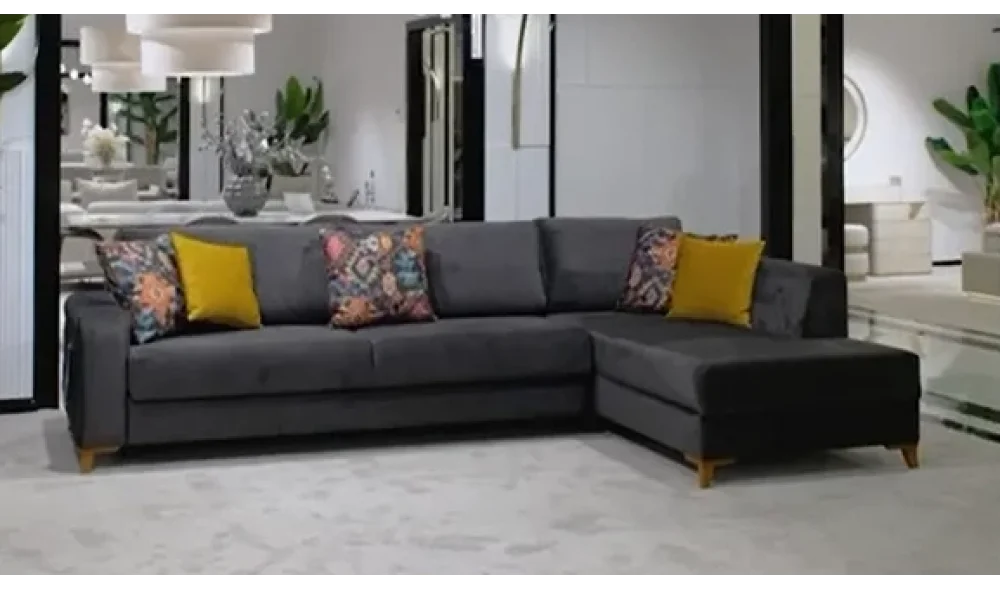 Comfor Yataklı Sandıklı Dinlenmeli Köşe Koltuk Takımı