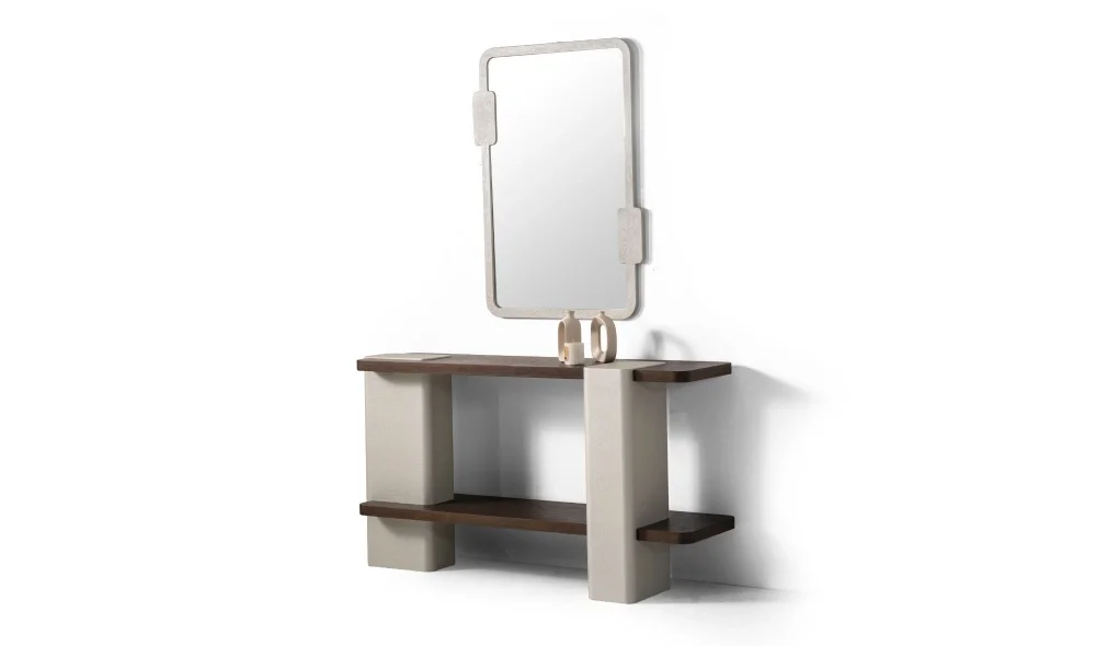 Strong Meşe Dresuar ve Ayna