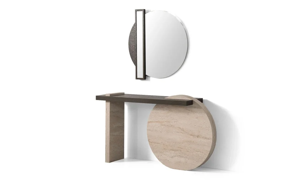 Togg Gri Meşe Dresuar ve Ayna