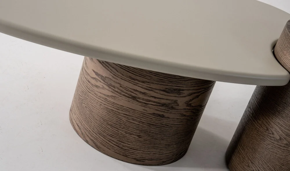 Lugano Meşe Orta Sehpa Seti