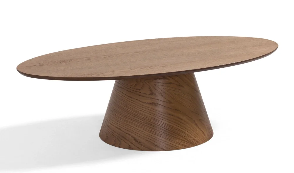 Arvika Elips Meşe Orta Sehpa Seti