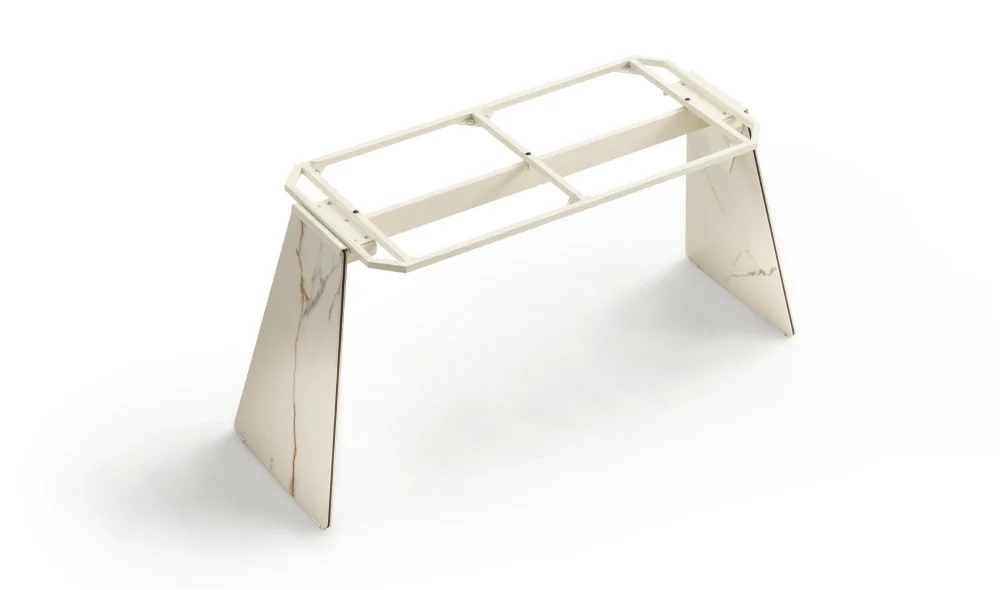 Divinia Beyaz Seramik Yemek Masası