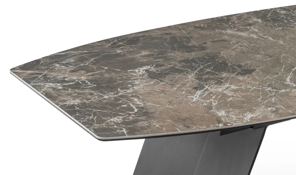 Nero Sierra Seramik Yemek Masası